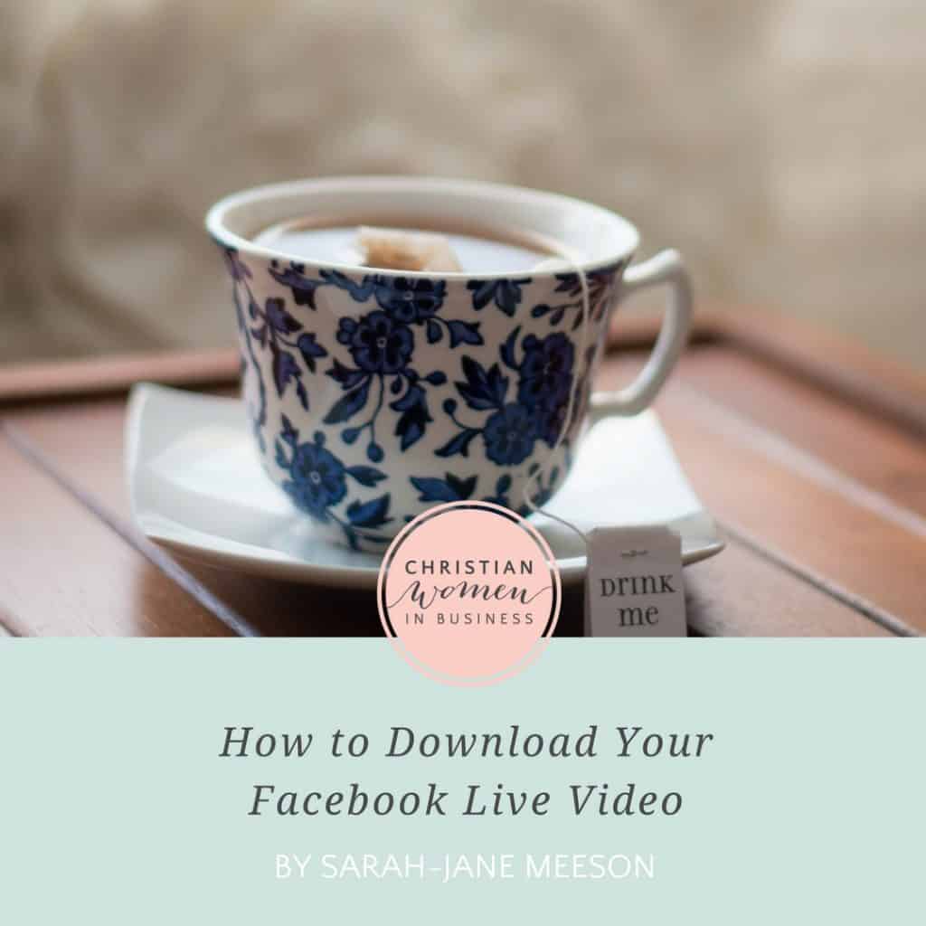 How to Download Your Facebook Live Video